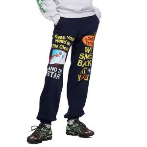 Online Ceramics Ssense Navy “Keep Your Head In the Clouds”Sweatpants, Sz M
